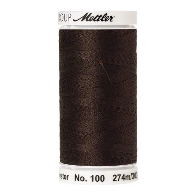 Fil Mettler Seralon 274 m - n° 395 Chocolat noir