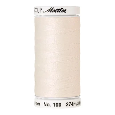Fil Mettler Seralon 274 m - n° 1000 Blanc cassé