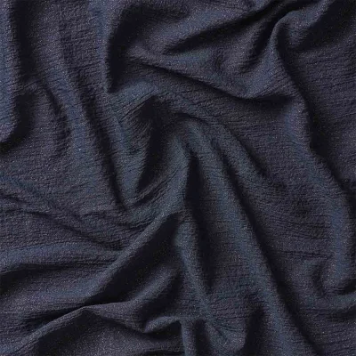 Tissu upcycling Coupon de 1m60  Crêpe marine pailleté