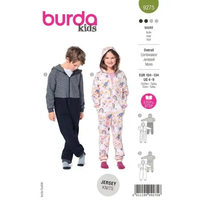 Patron Burda 9275 Combinaison
