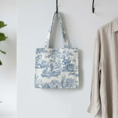 Kit Couture Craftine Petit sac Cabas Bohème Chic bleu