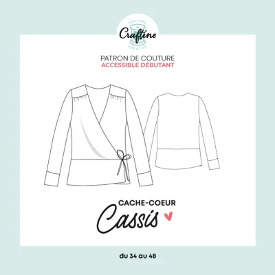 Patron Craftine Cache coeur Cassis