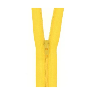Fermeture à glissière non séparable Jaune 20 cm