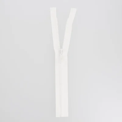 Fermeture injectée n°5 séparable Blanc - 12 tailles