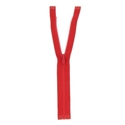 Fermeture injectée n°5 séparable Rouge - 12 tailles