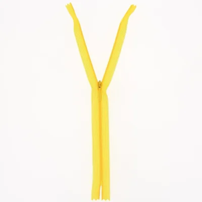 Fermeture invisible Jaune - 3 tailles