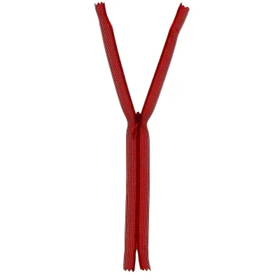 Fermeture invisible Rouge foncé - 3 tailles