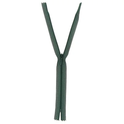 Fermeture invisible Vert armée - 3 tailles