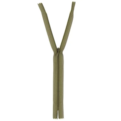 Fermeture invisible Vert kaki - 3 tailles