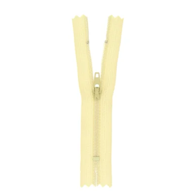 Fermeture nylon non séparable Beige sable - 12 tailles