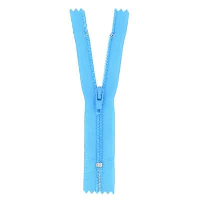 Fermeture nylon non séparable Bleu turquoise - 12 tailles
