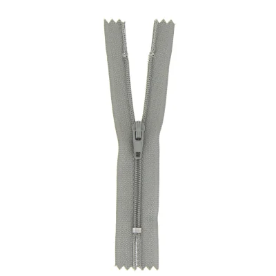 Fermeture nylon non séparable Gris vert - 12 tailles