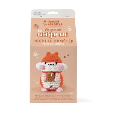 Kit Crochet Minigurumi Pochi le Hamster