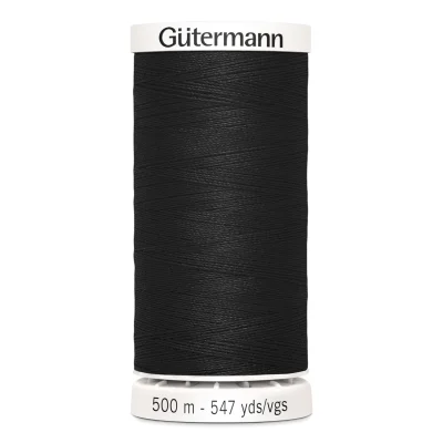 Fil Gütermann Pour tout coudre 500m - Noir