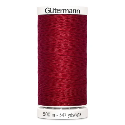 Fil Gütermann Pour tout coudre 500m - Rouge hermès