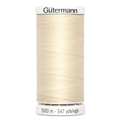 Fil Gütermann Pour tout coudre 500m - Crème