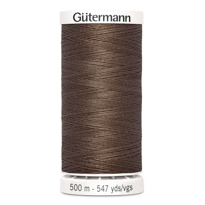 Fil Gütermann Pour tout coudre 500m - Marron foncé