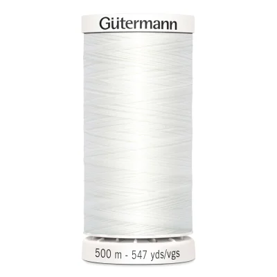 Fil Gütermann Pour tout coudre 500m - Blanc