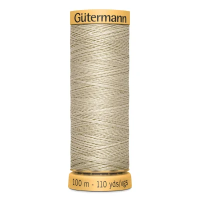 Fil à coudre Gütermann Coton naturel 100m - 0918