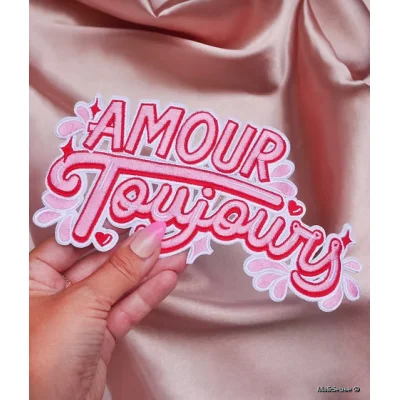 Ecusson Thermocollant Amour Toujours Xl