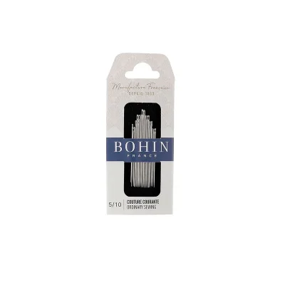 Aiguilles à coudre Couture courante N°5/10 Bohin x20