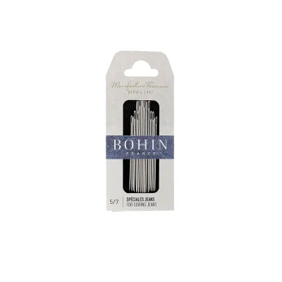 Aiguilles à coudre spéciales Jeans N°5/7 Bohin x12