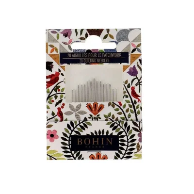 Carnet de 20 aiguilles à coudre pour Patchwork Bohin