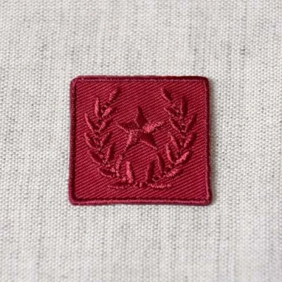 Ecusson Thermocollant Badge Etoile - Bordeaux