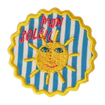 Ecusson Thermocollant 45mm Mon Soleil x1