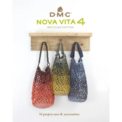 Livre de 16 modèles de Sacs Filet et Accessoires en Crochet