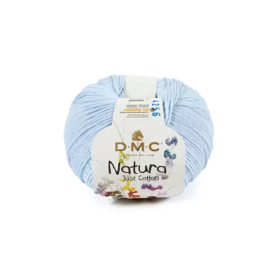 Pelote DMC Coton Natura - Bleu Layette N°05