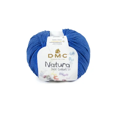 Pelote DMC Coton Natura - Bleu Electrique N°112