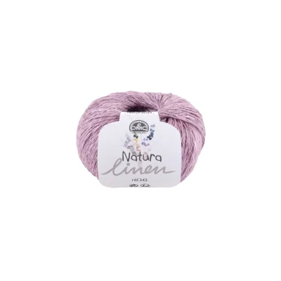 Pelote DMC Coton Natura Linen - Lilas N°136