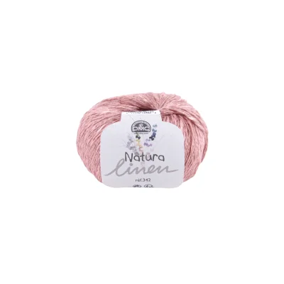 Pelote DMC Coton Natura Linen - Rose N°04