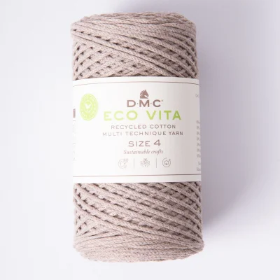 Cordon de Coton recyclé Eco Vita Taille 4 DMC - Taupe clair