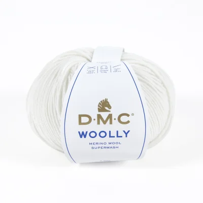 Fil laine Woolly DMC Blanc N° 01