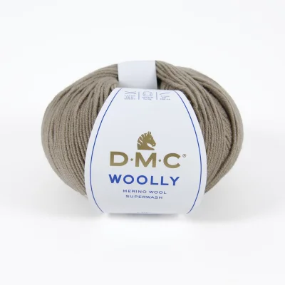 Fil laine Woolly DMC Taupe N° 112