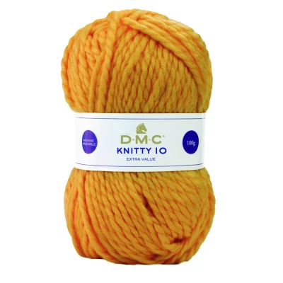 Fil à tricoter Knitty 10 DMC Ocre N° 766