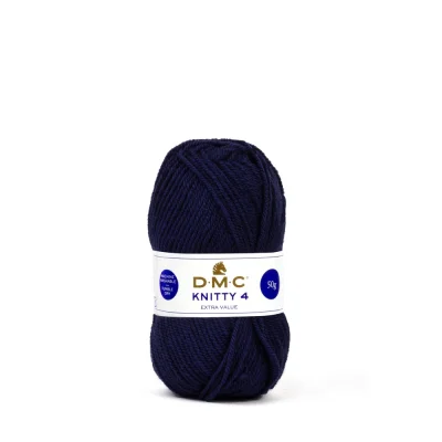 Fil à tricoter Knitty 4 DMC Indigo N° 611