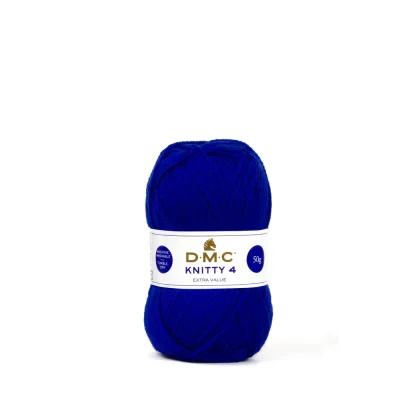 Fil à tricoter Knitty 4 DMC Bleu roi N° 979