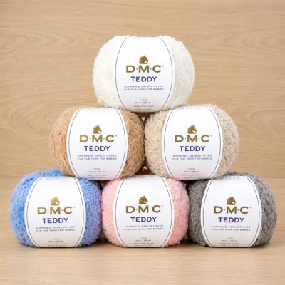 Fil laine Teddy DMC - 6 Couleurs