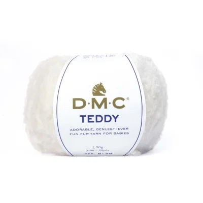 Fil laine Teddy DMC Blanc N° 310