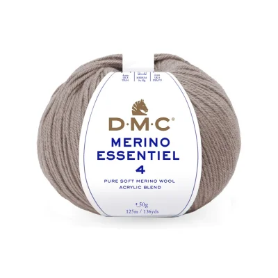 Fil laine Mérino essentiel 4 DMC Grège N° 886