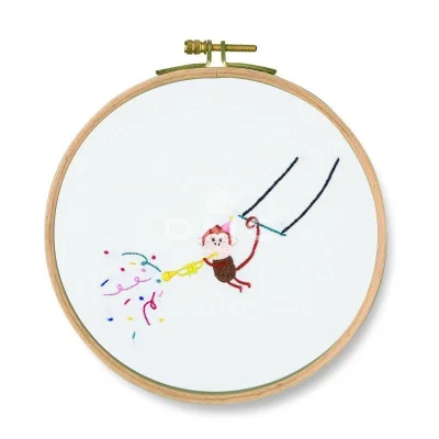 Kit Broderie DMC Tadaaa singe 18,5 cm