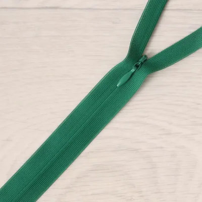 Fermeture nylon invisible 18 cm verte