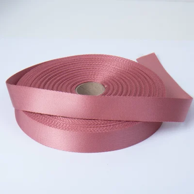 Sangle Polyester 30 mm Vieux Rose x1m