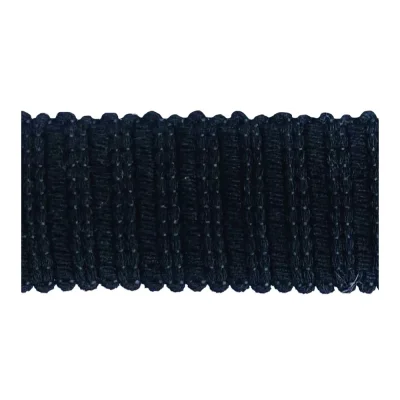 Sangle aspect crochet 30 mm uni Noir x1m