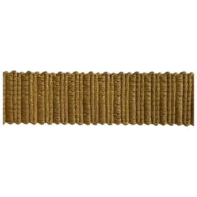 Sangle aspect crochet Lurex 30 mm Or x1m