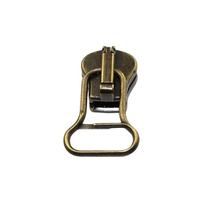 Curseur Fantaisie n°3 pour fermeture à glissière Injecté n° 5 - Bronze