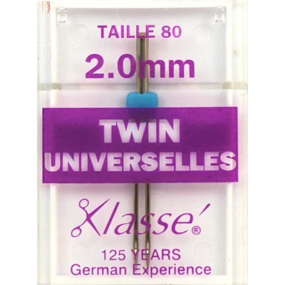 Aiguilles Machine Double Universelle 80/12 2mm - Klassé